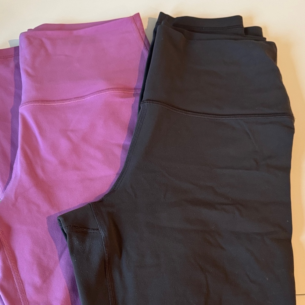 2 pairs Athleta Transcend 7/8 length